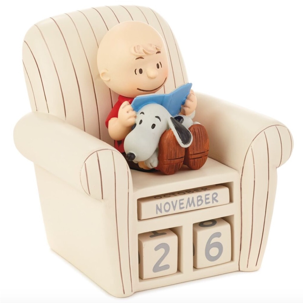 Charlie Brown perpetual block calendar